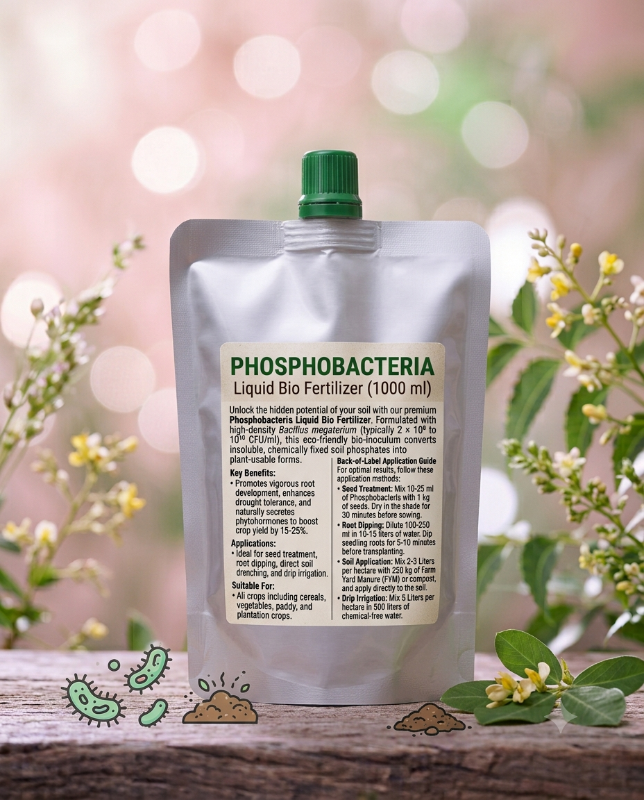Liquid bio-fertilizer | phosphate-solubilizing bacteria |